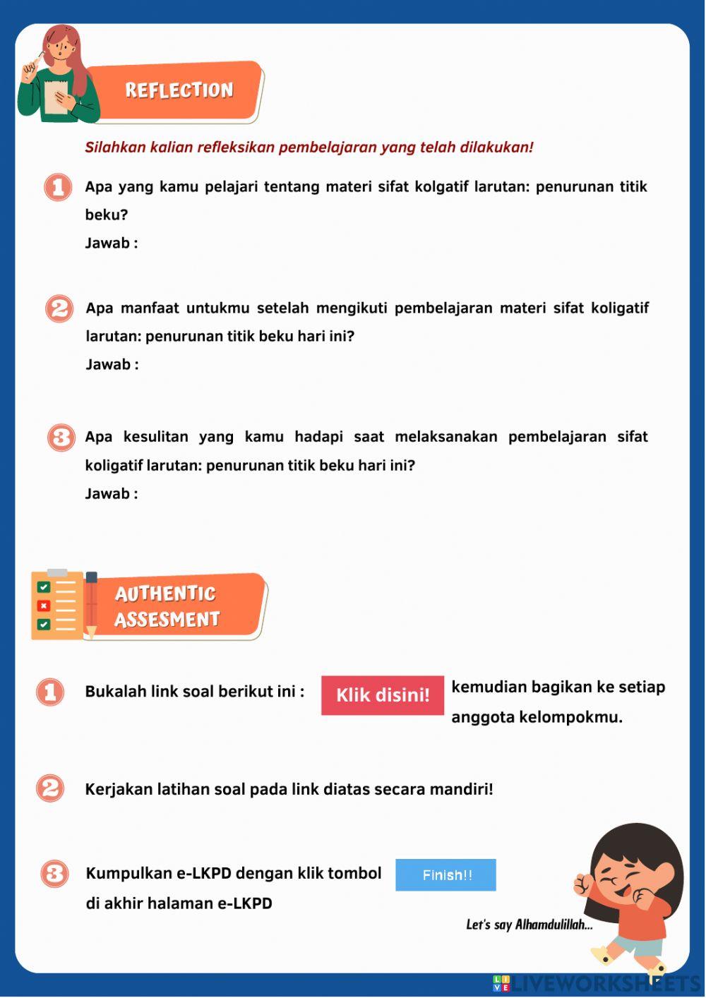 E-lkpd penurunan titik beku