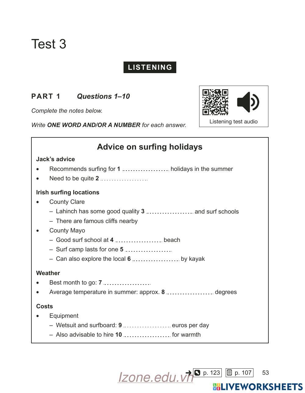 Cambridge 17 Test 3 Listening