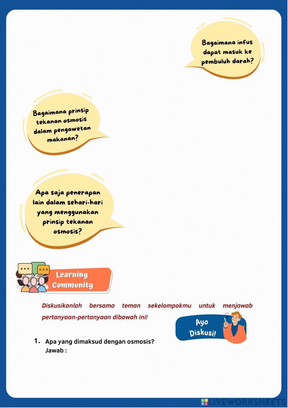 E-lkpd tekanan osmosis
