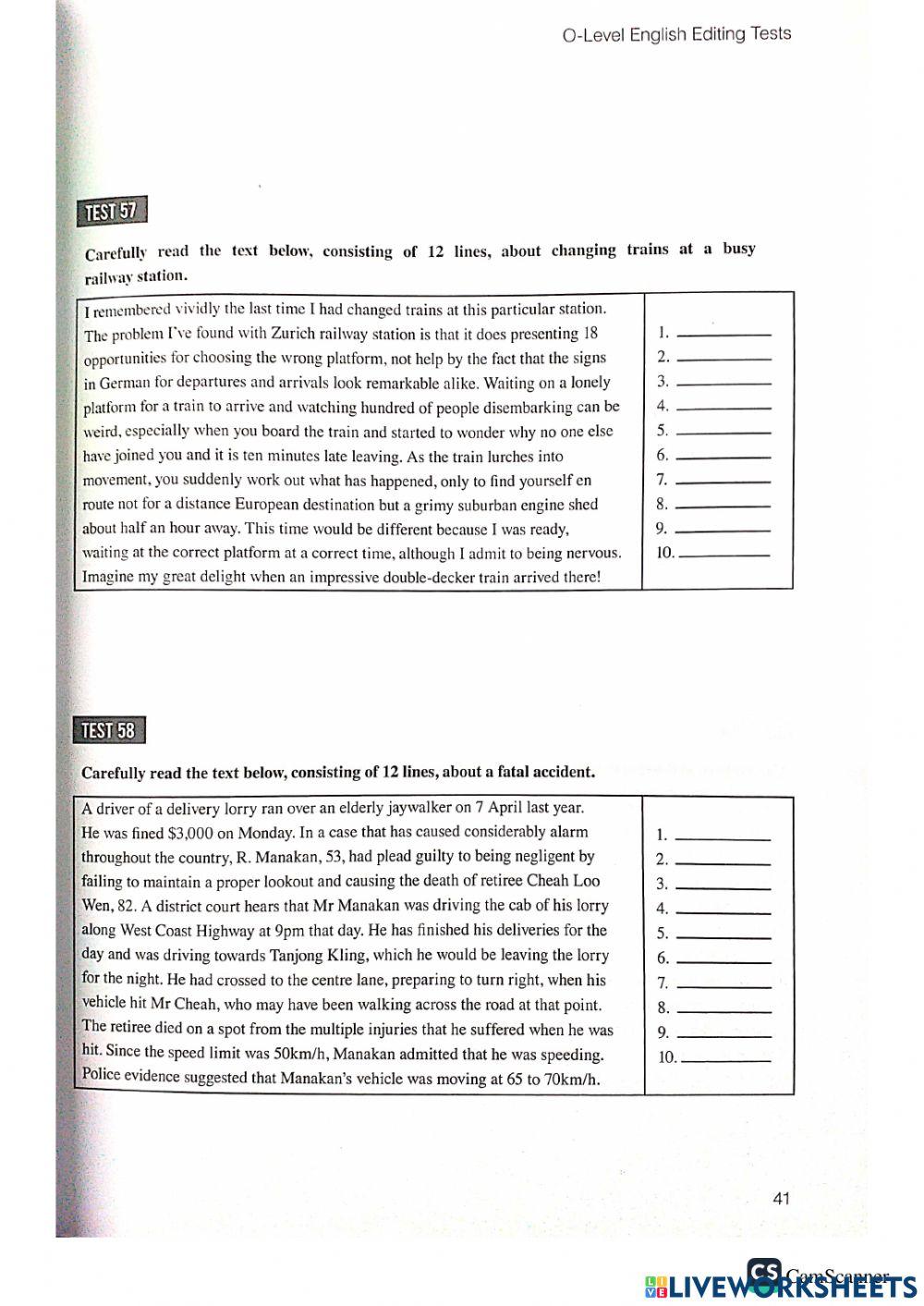 Editing set 6 (linking words) part 2