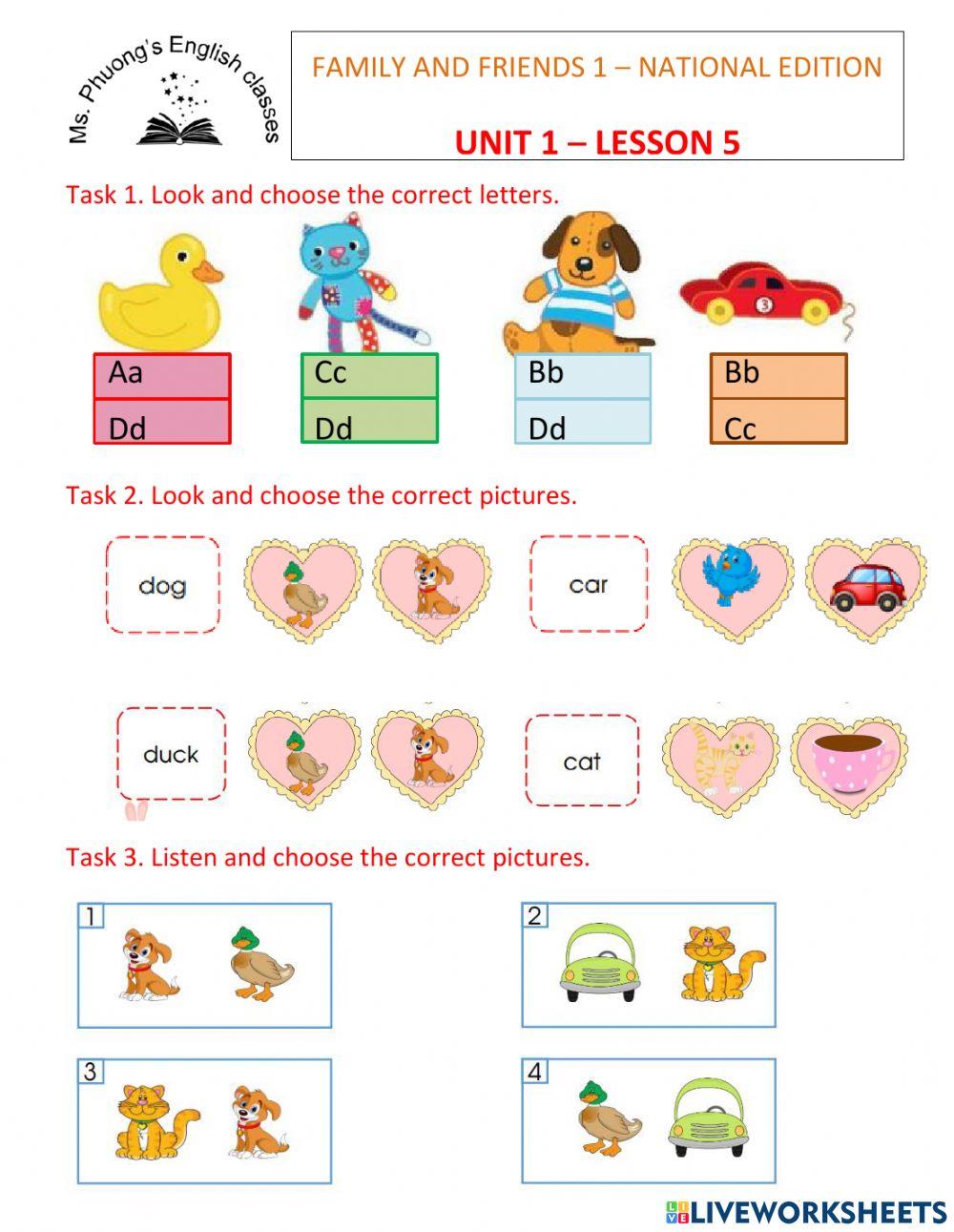 Ms. Phuong - FF1- Unit 1- Lesson 5