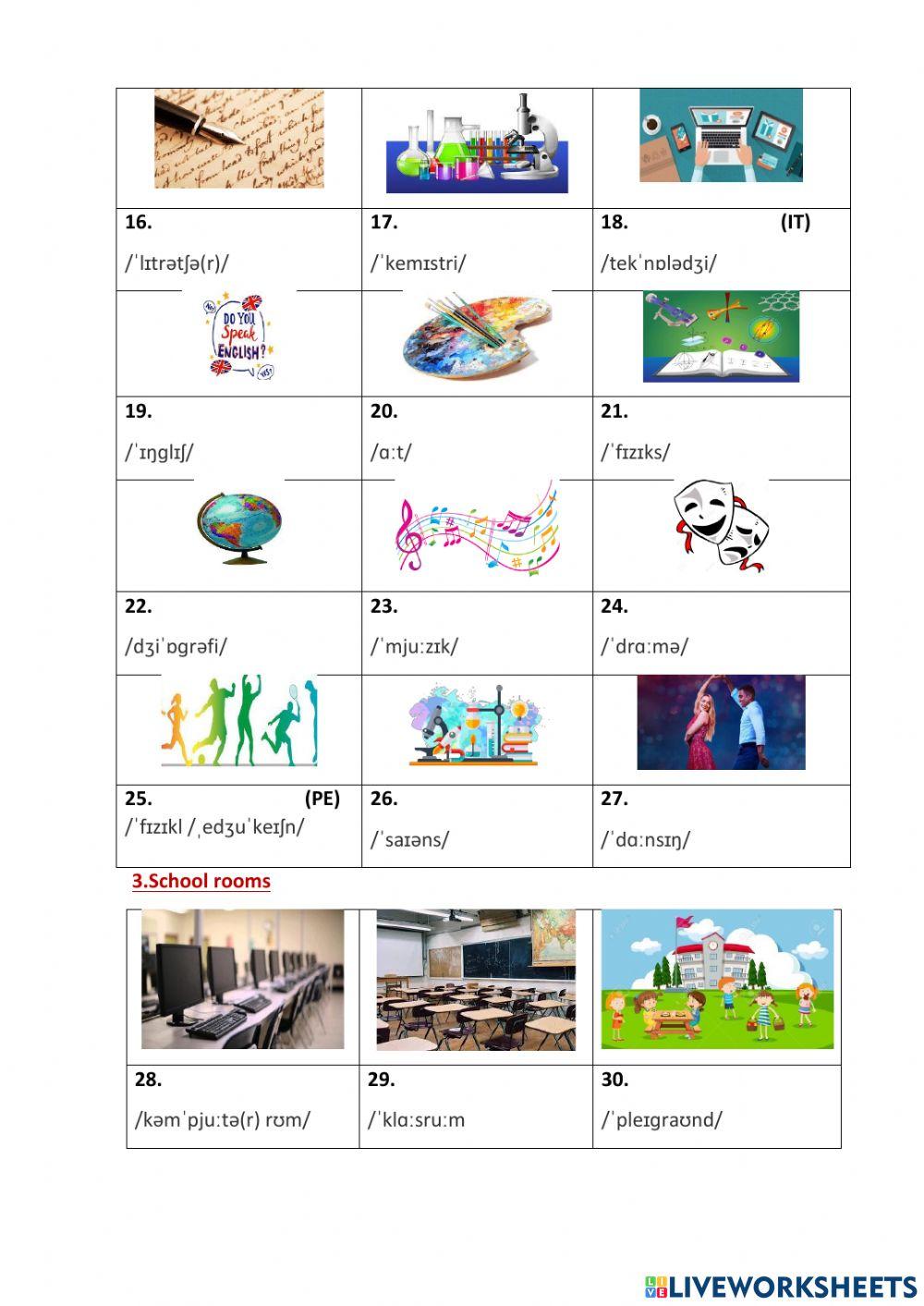 E6 Global U1 vocab practice