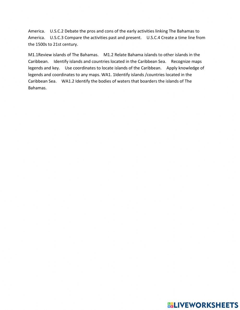 Social studies pacing guide 2023 online exercise for live worksheets