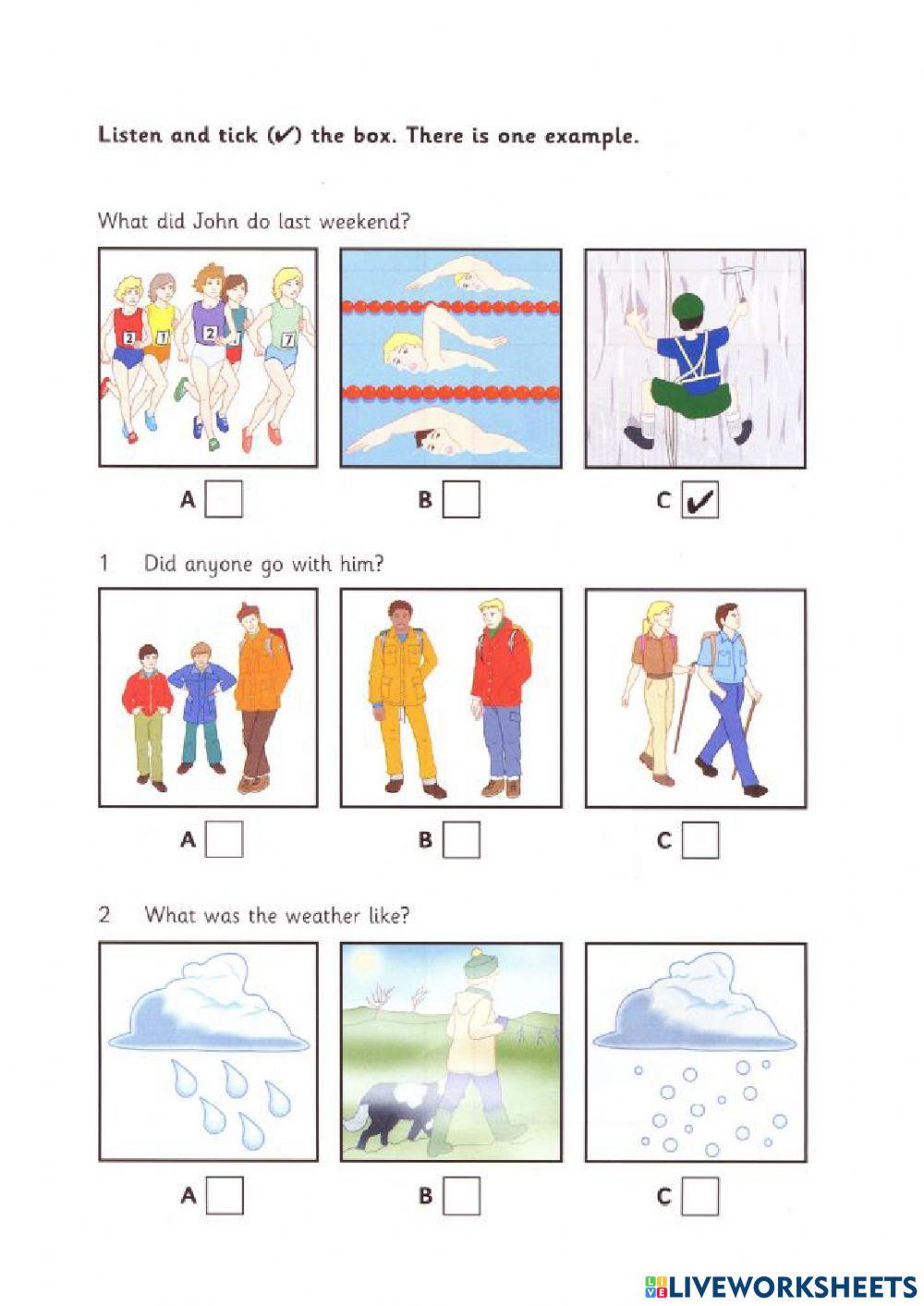 F Listening Test 1 Part 3