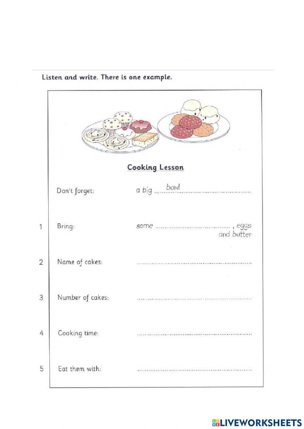 F Listening Test 1 Part 3