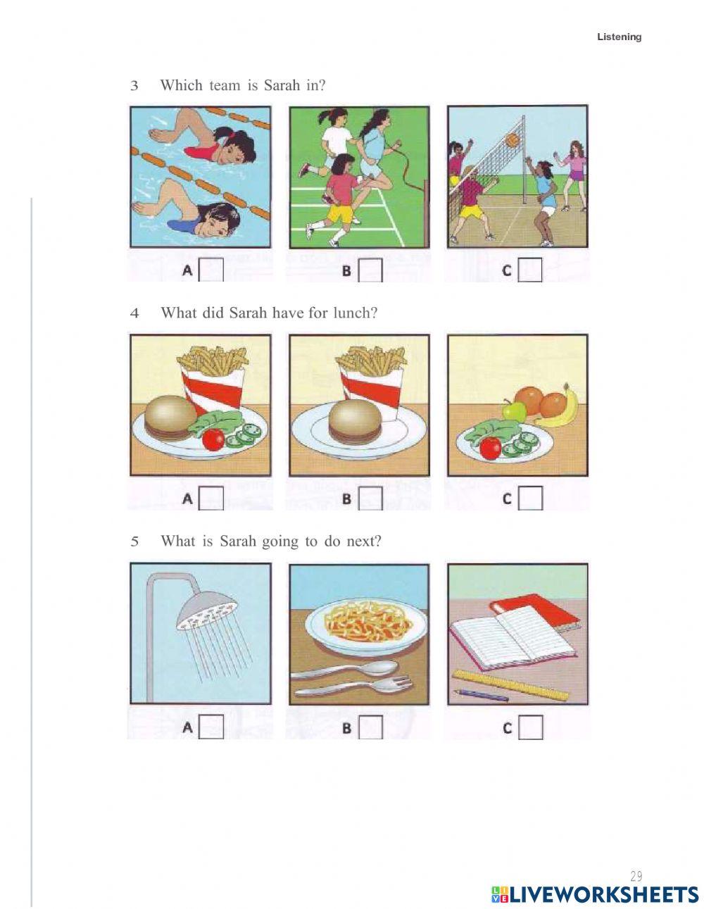 English entrance exam- Flyers