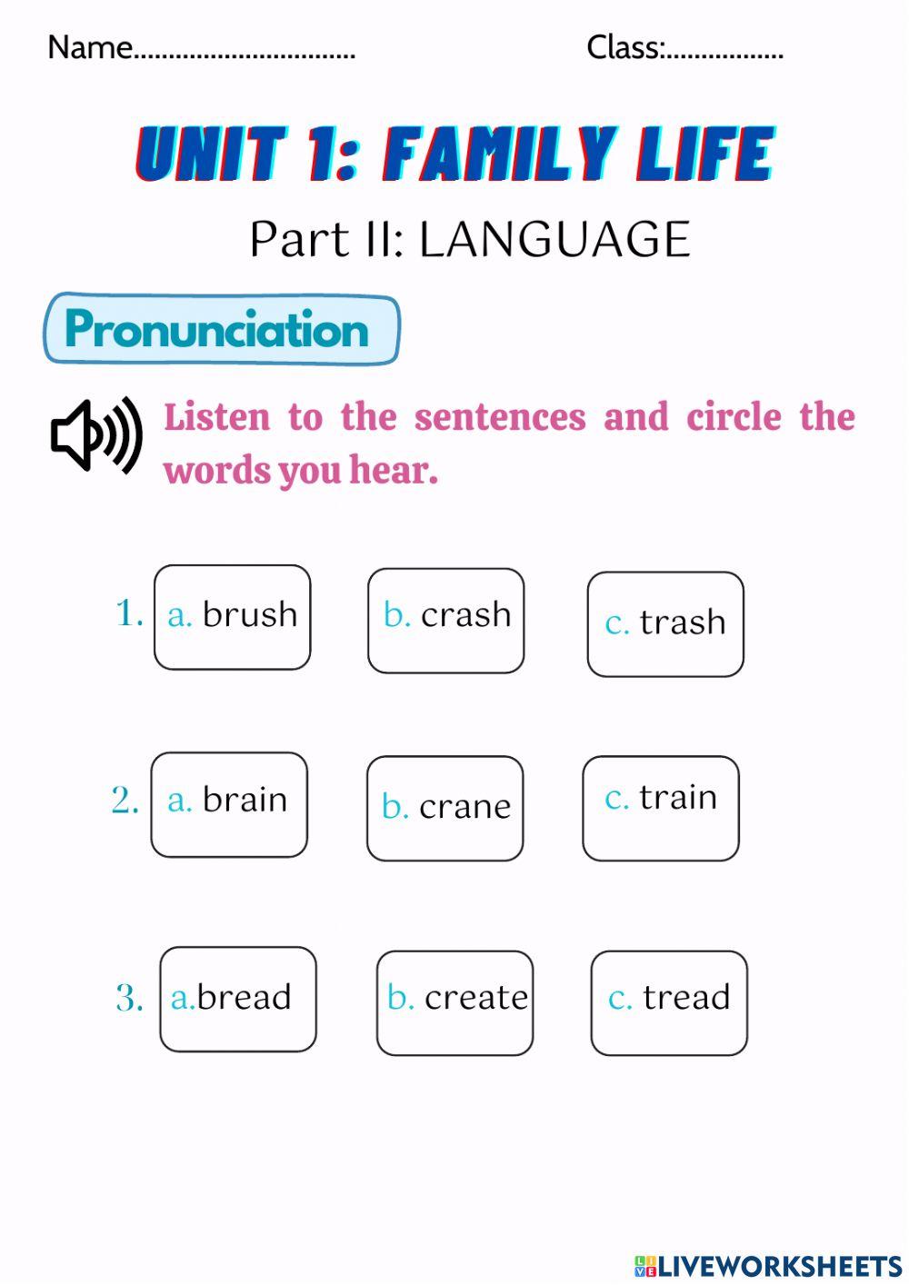 CALT BA2104 Language Tran Hong Cam Hien online exercise for