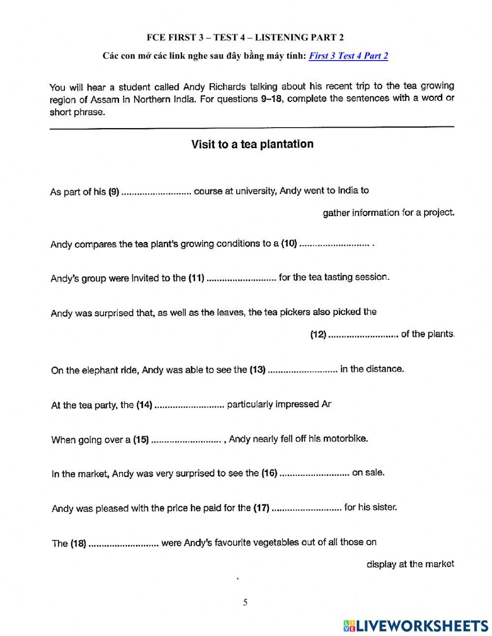 Foreign teacher-S8-Week 7-Lesson 7-FCE PRACTICE