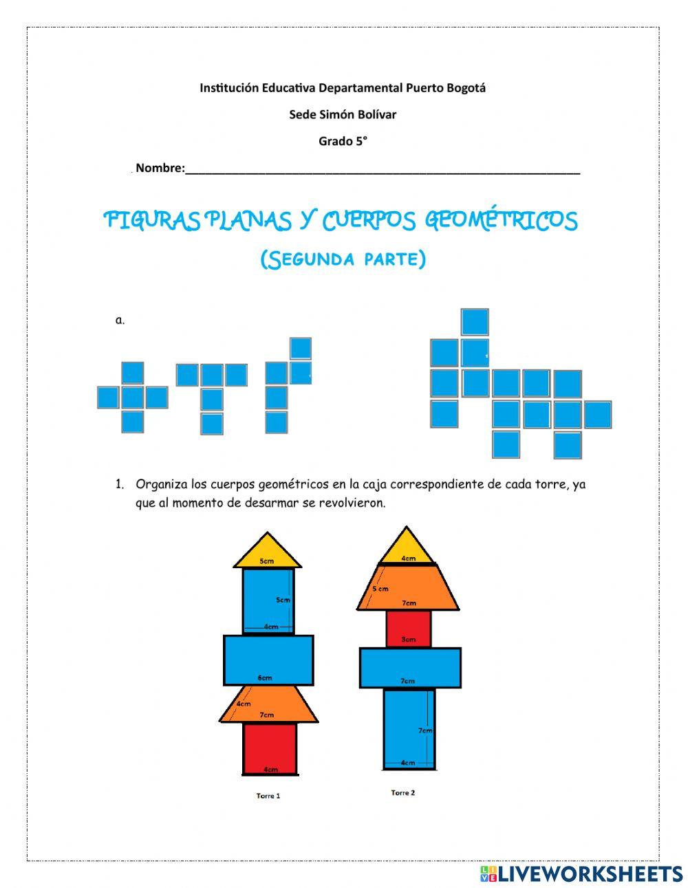 FIGURAS PLANAS Y CUERPOS GEOMÉTRICOS (segunda parte)