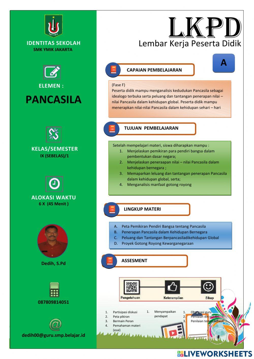 Menjelaskan pemikiran para pendiri bangsa dalam pembentukan dasar negara-