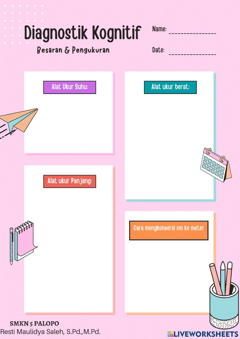 Diagnostik Kognitif Berasan Pengukuran