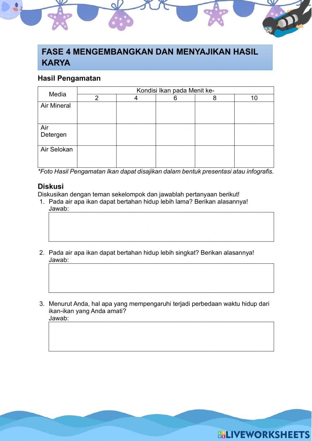 LKPD Biologi Pencemaran Air