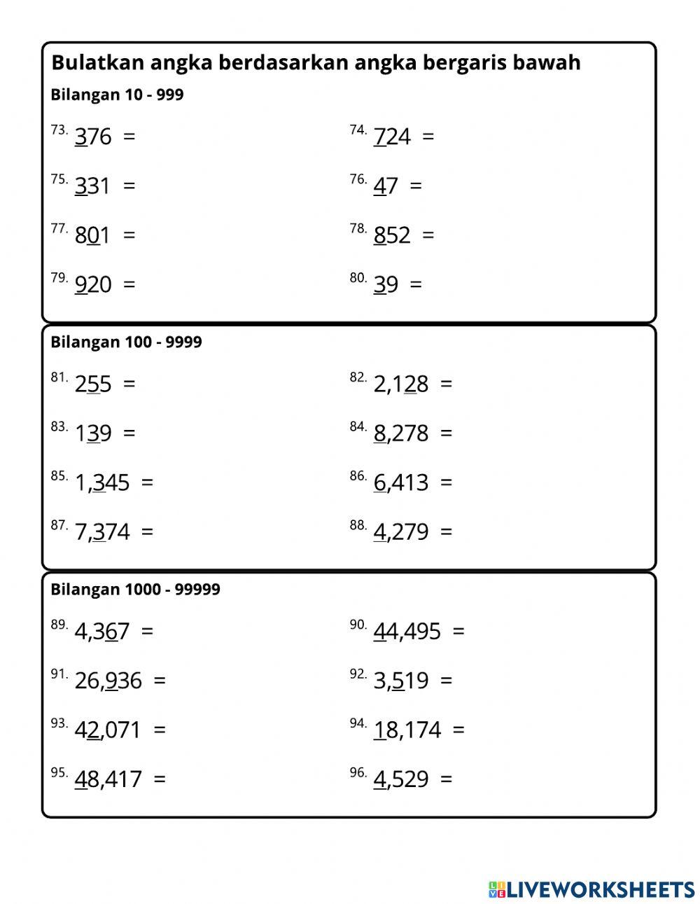 Pembulatan Angka - D
