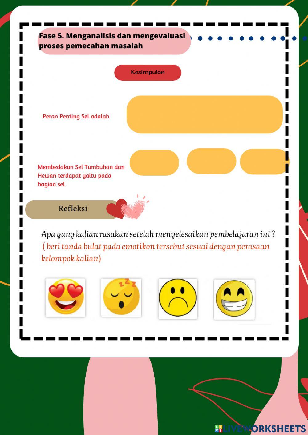 Sel Tumbuhan dan Sel Hewan