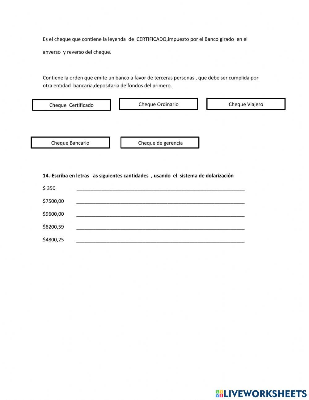 Ejercicios básicos de Contabilidad