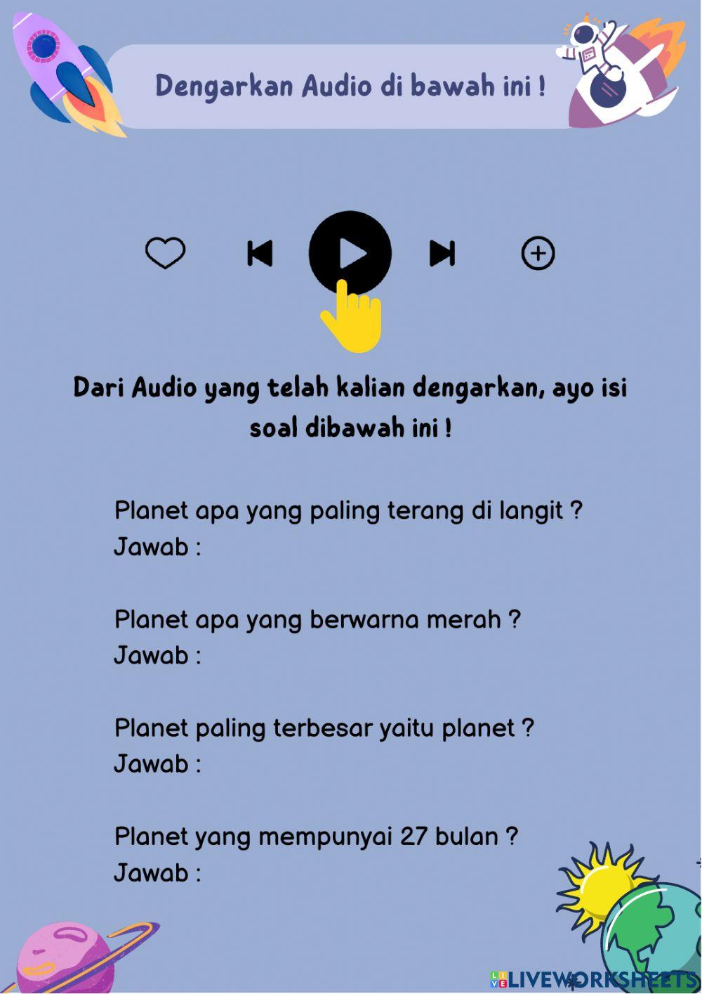 LKPD Menjelajahi Angkasa Luar