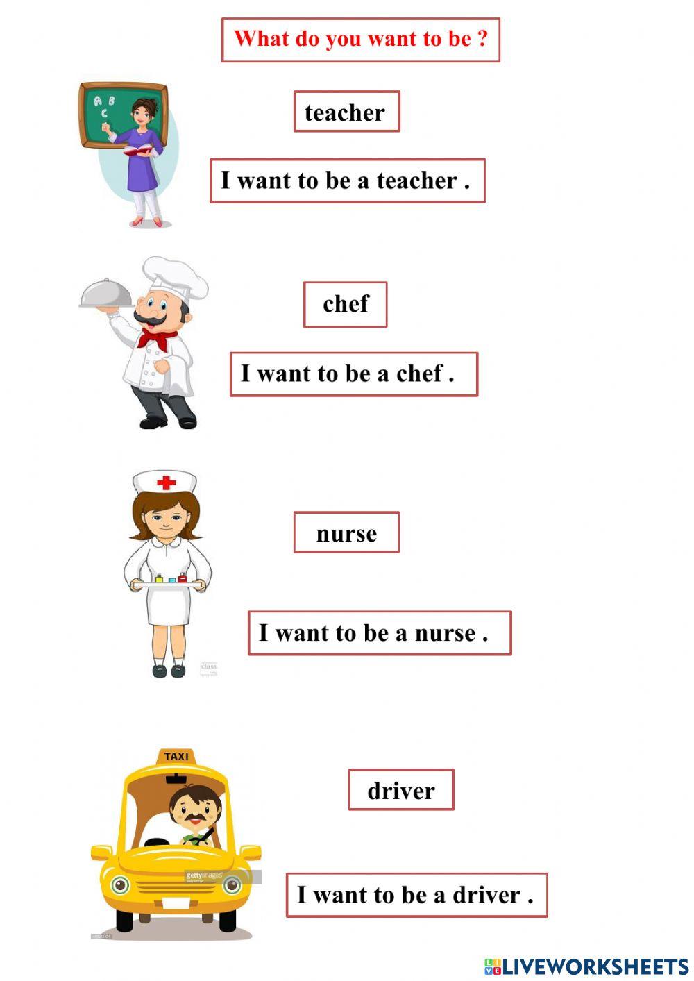 What do you want to be ?