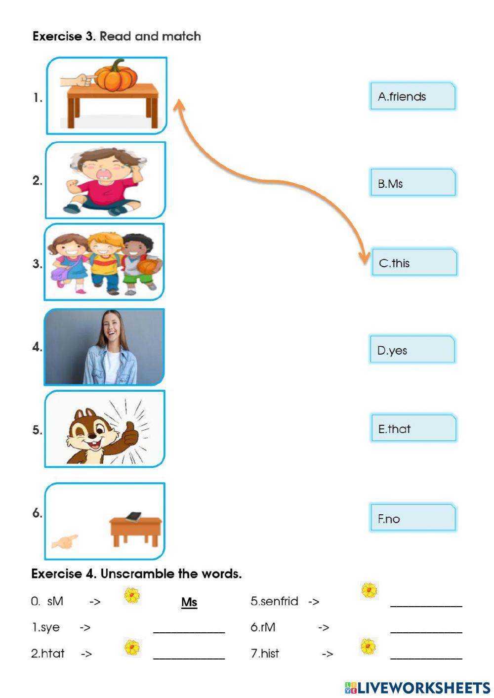 Grade 3: our friends