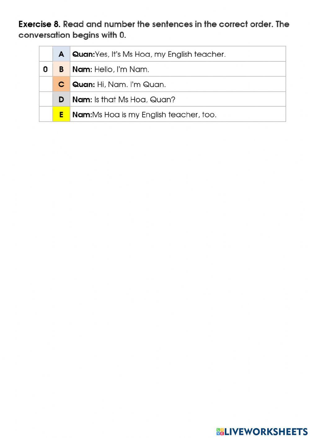 Grade 3: our friends