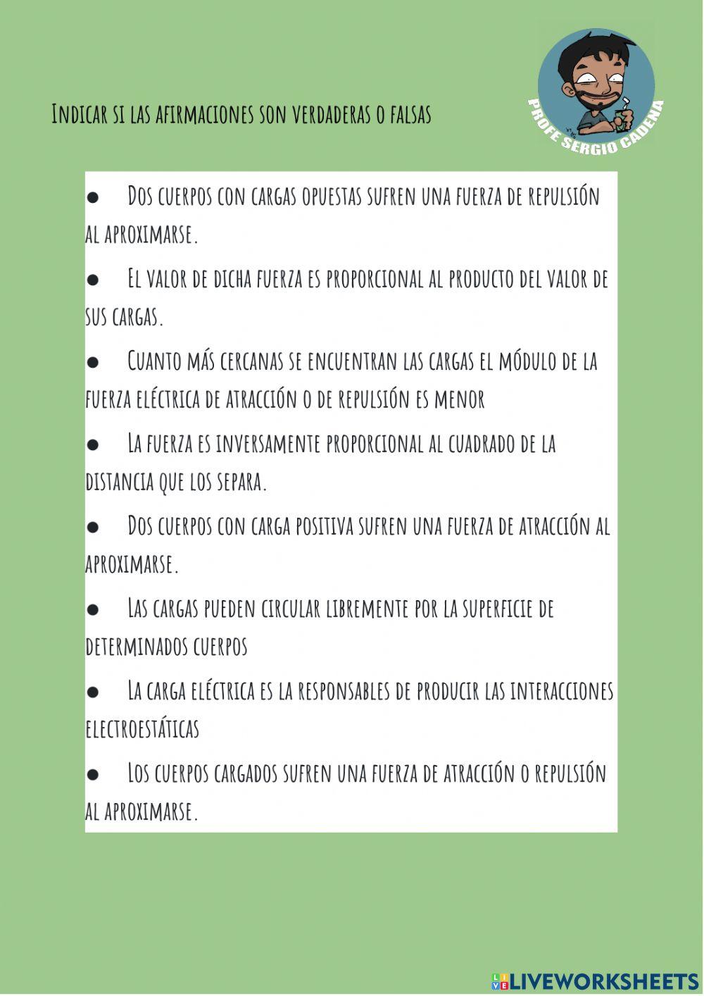 Campo Eléctrico y Ley de Coulomb