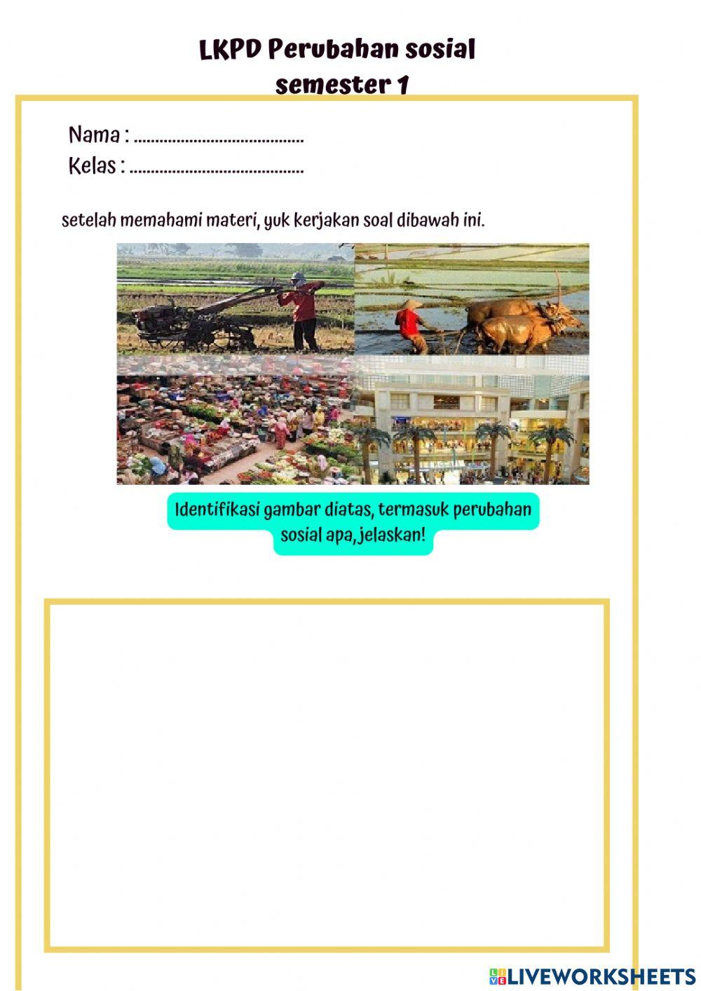 Lkpd definisi perubahan sosial