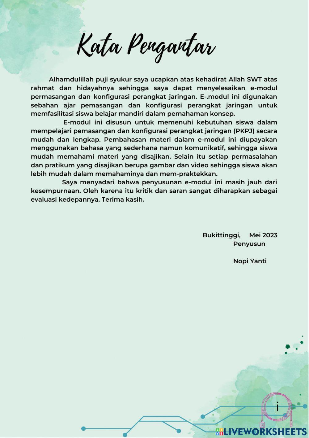 E-modul PKPJ: konfigurasi VLAN