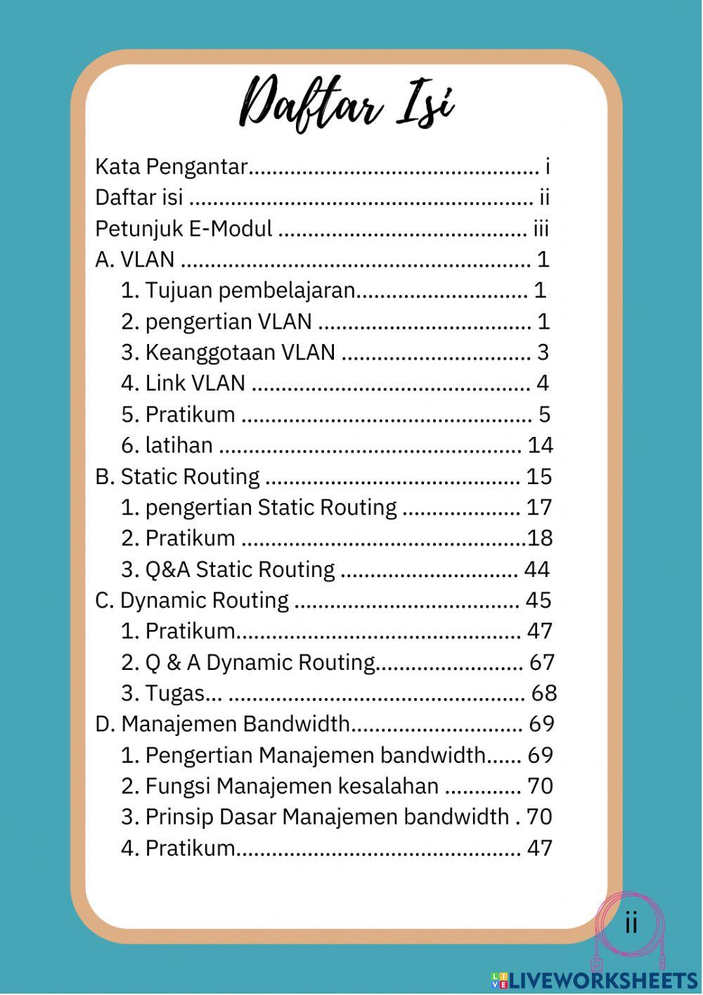 E-modul PKPJ: konfigurasi VLAN