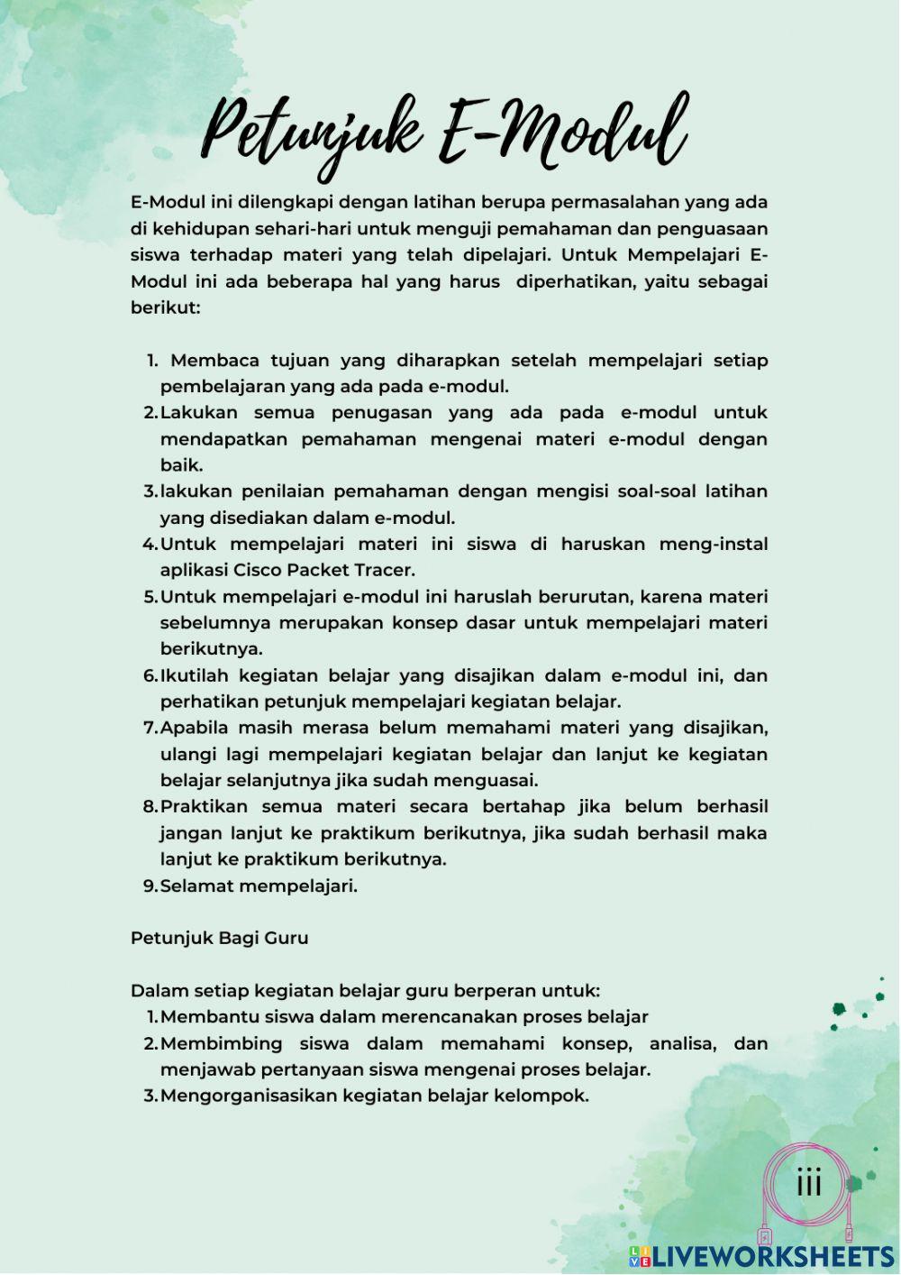 E-modul PKPJ: konfigurasi VLAN