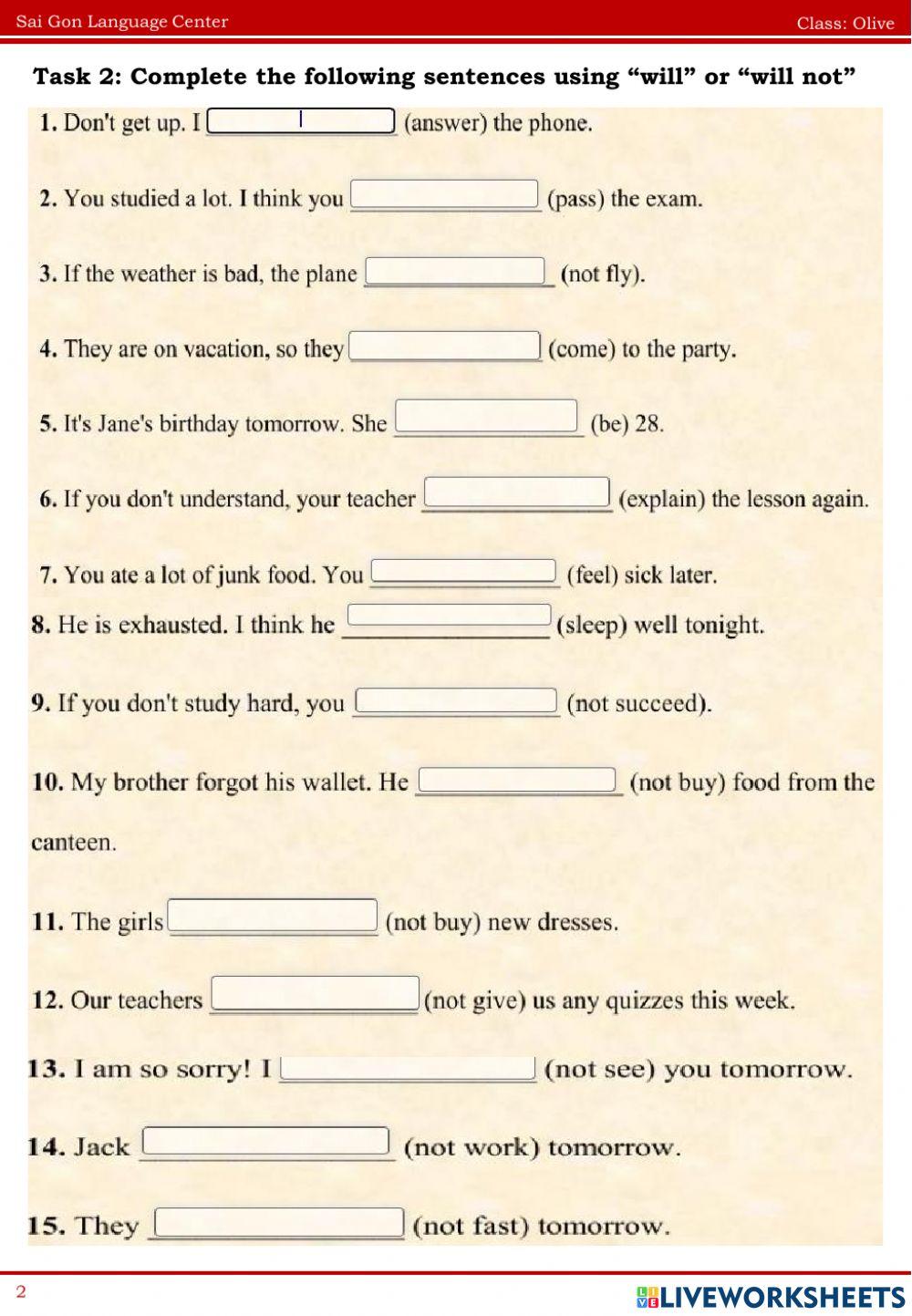 OLive ffs 4 unit 6 18.07