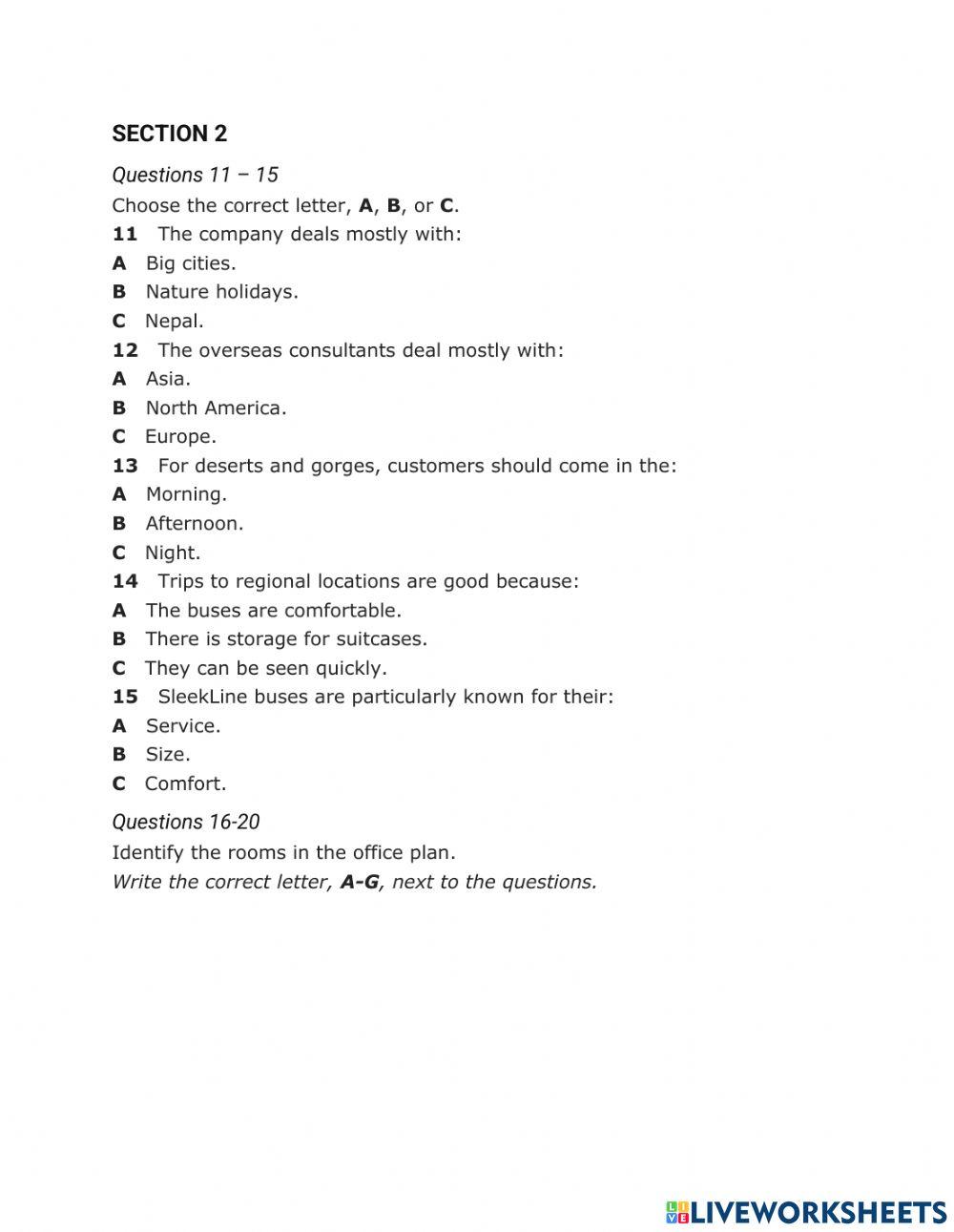 IELTS Listening Recent Actual Tests