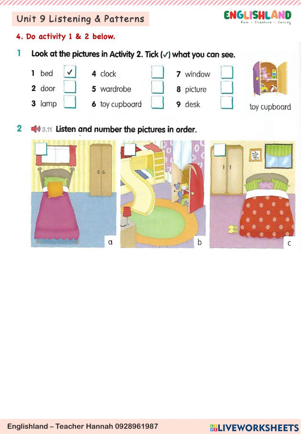 U9 Listening & Patterns U9 Listening & Patterns