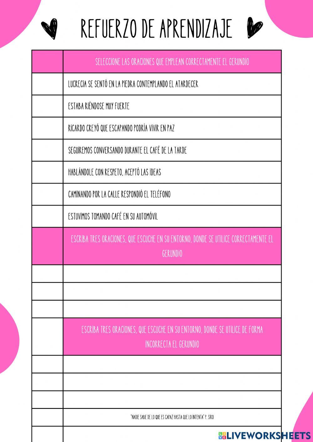 Uso correcto del gerundio