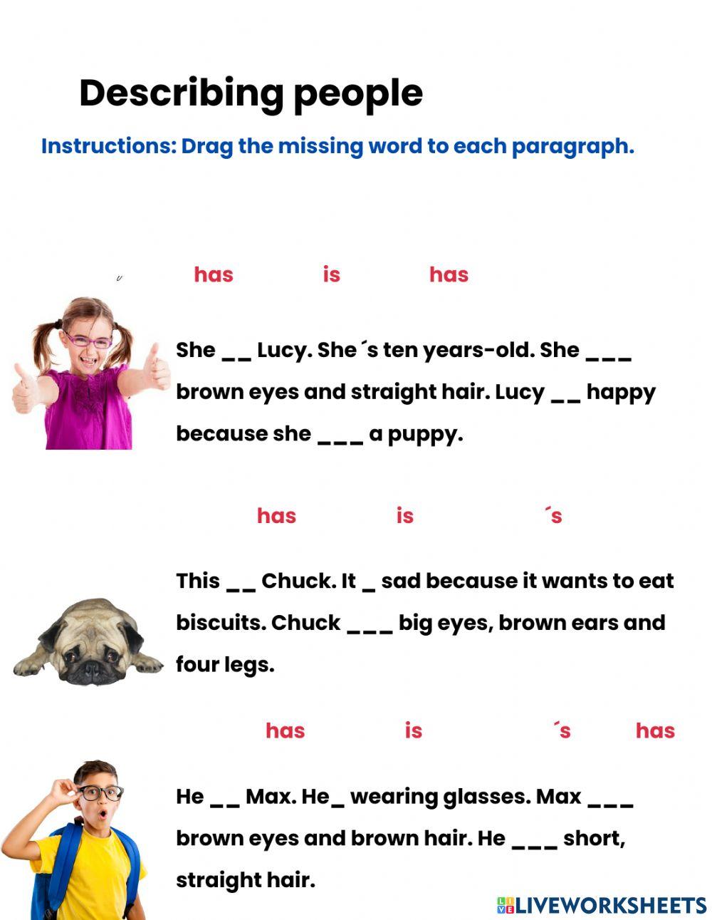 Kids basic 2 exam part 1