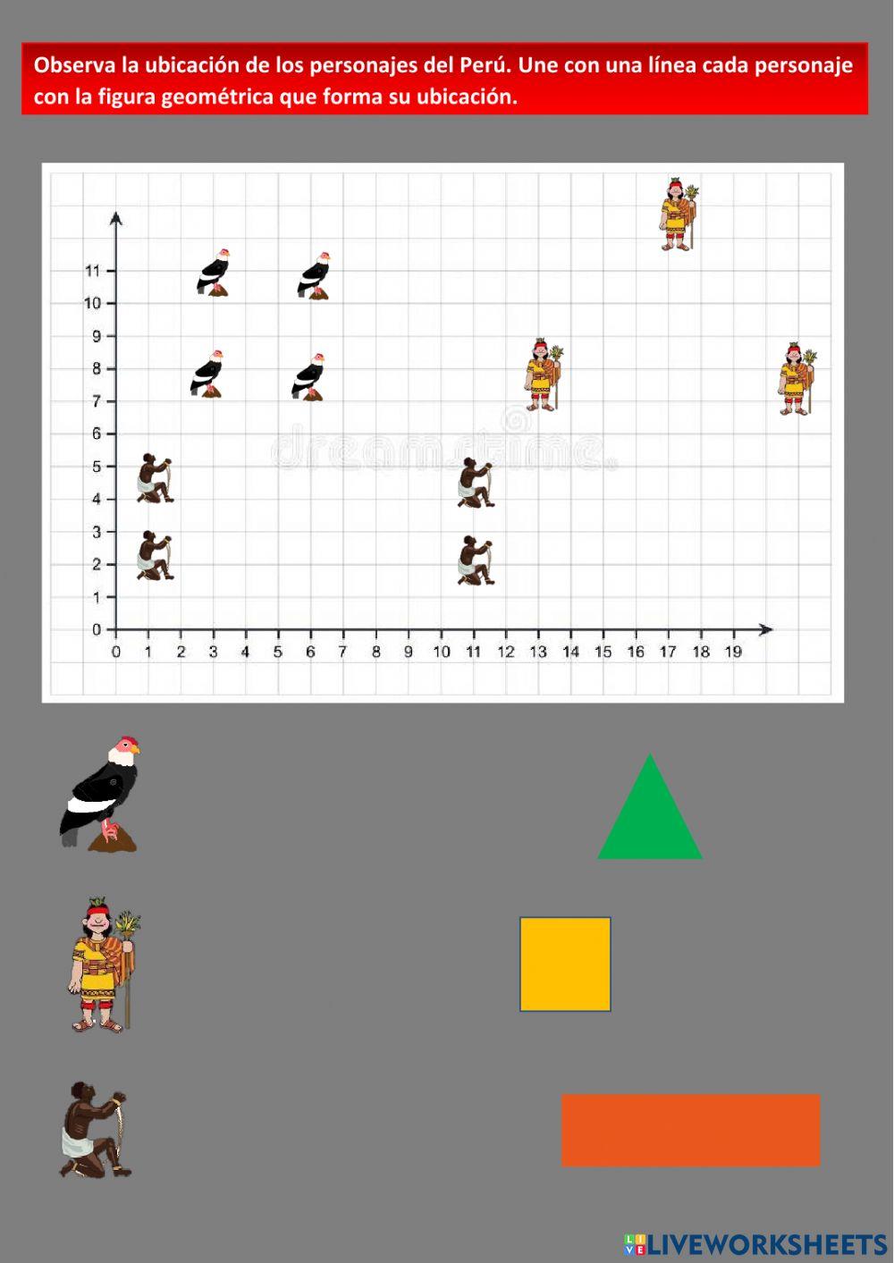 Personajes en el plano