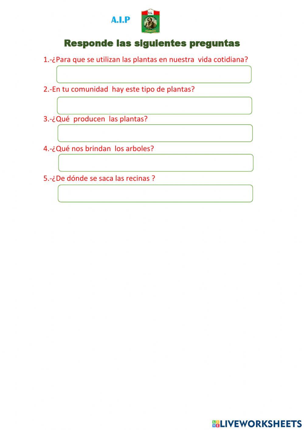 Las plantas y su utilidad