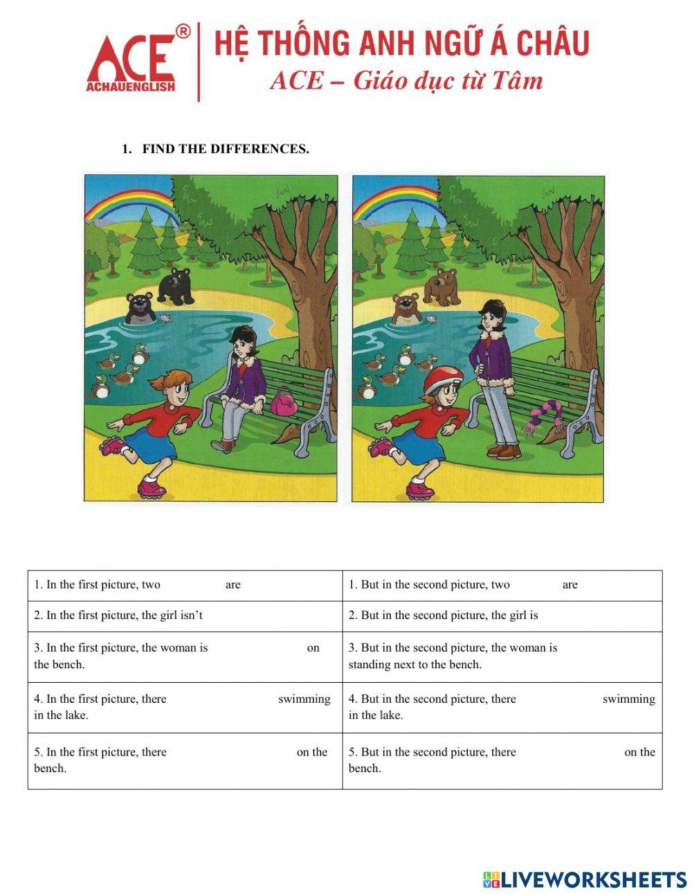 Movers 1 - Practice speaking - test 2