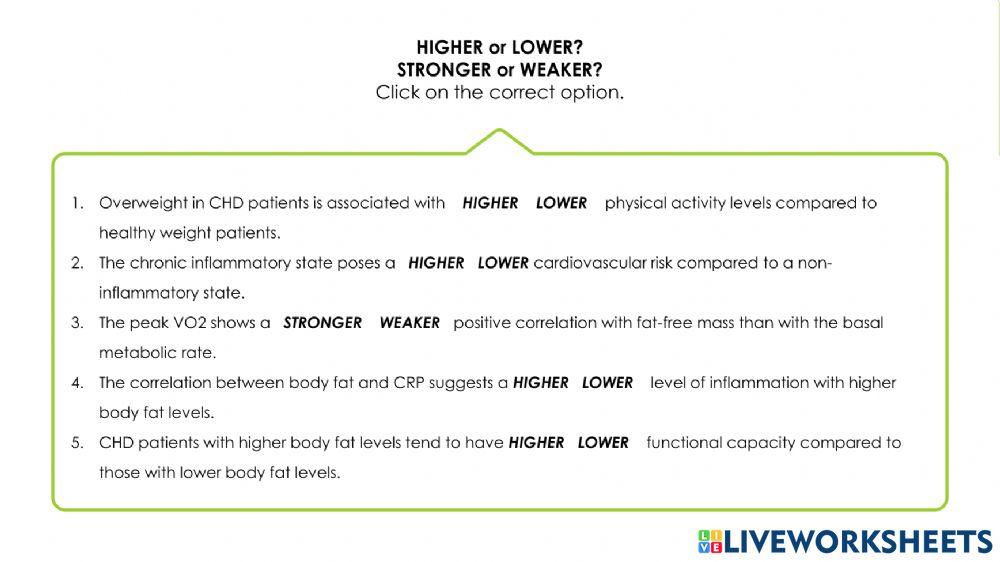Comparing data worksheet | Live Worksheets
