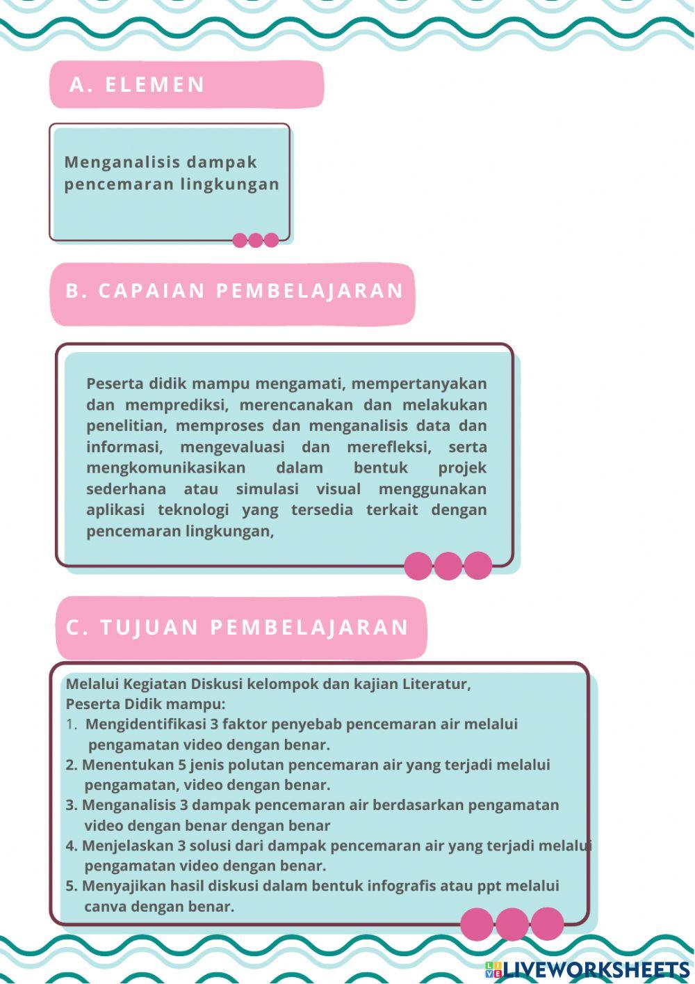 Refleksi Pertemuan 3 (Perubahan Lingkungan)
