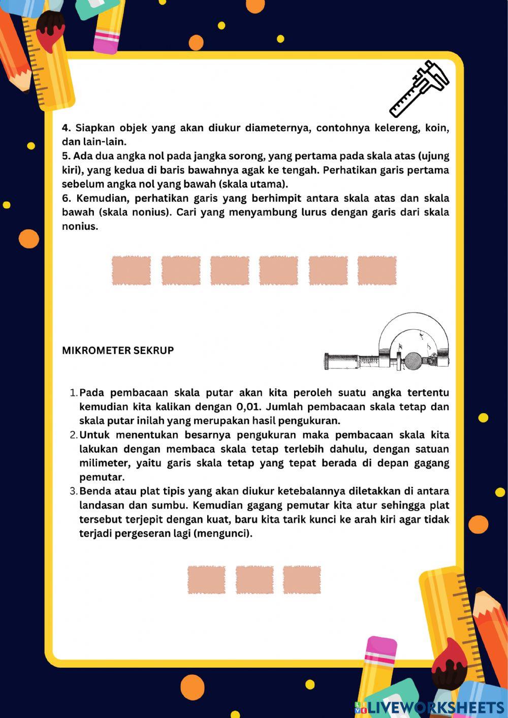 Pengukuran LKPD High