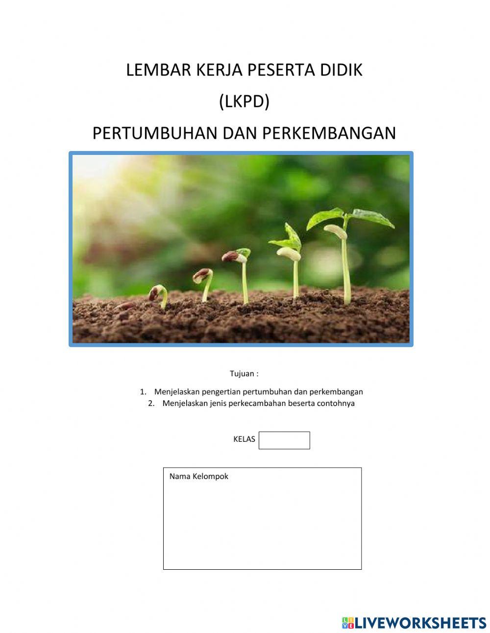 Pertumbuhan Perkembangan