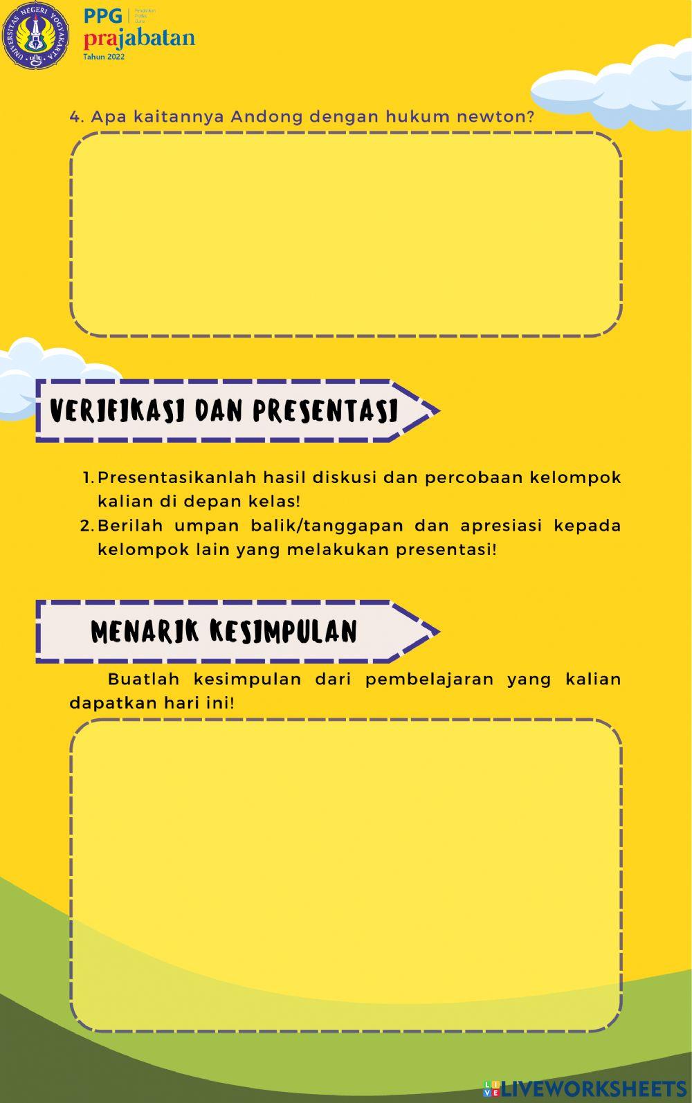 Hukum I dan II Newton