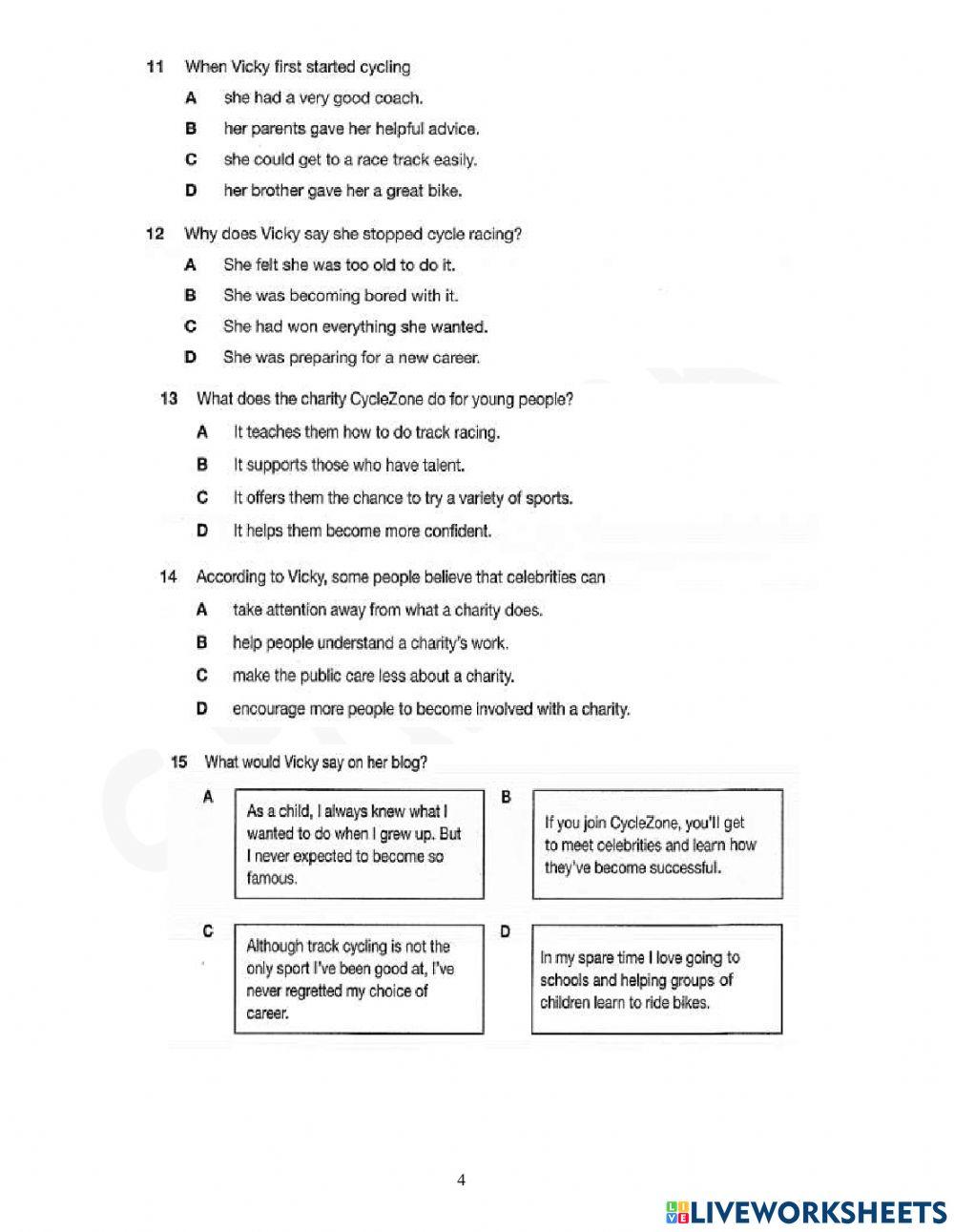 Foreign Teacher-S7-Week 7-Lesson 7-Group Presentation - PET Speaking Practice