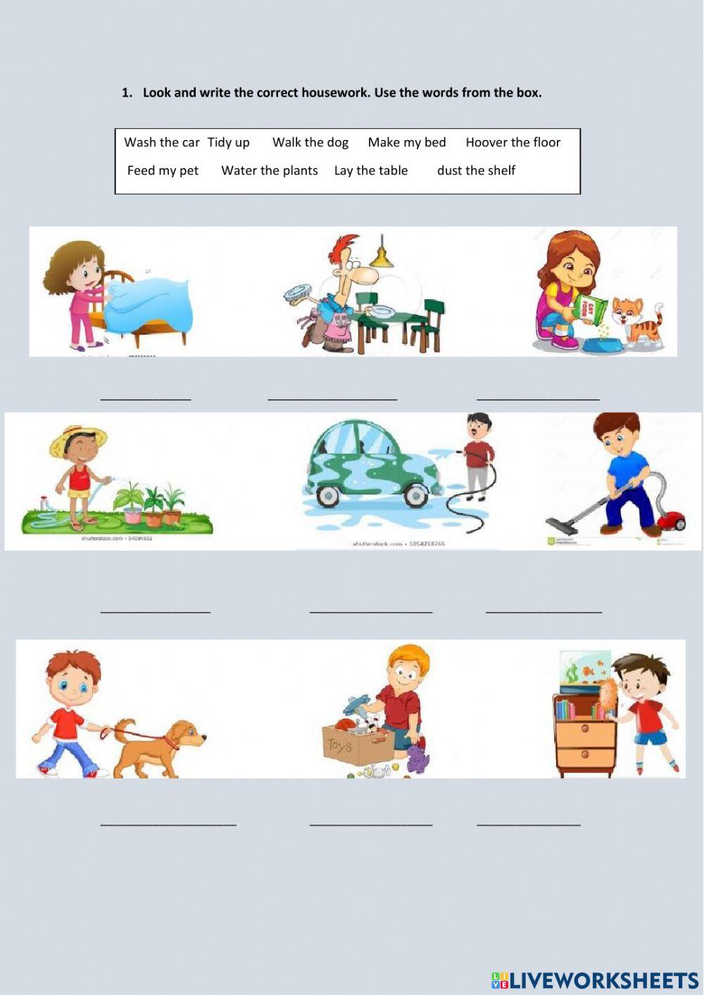 7104502 | Routines | Rocío Hernandez | LiveWorksheets