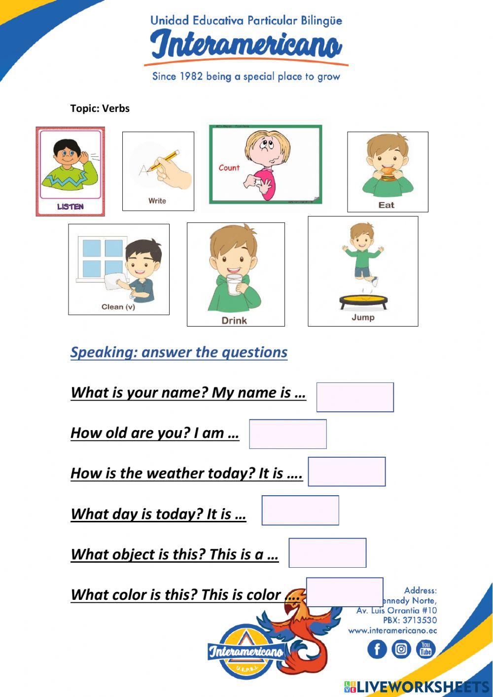Weely activities 12, 13 and 14
