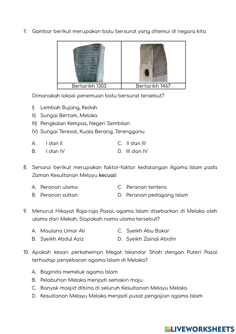 Unit 2 : Agama Islam Di Malaysia