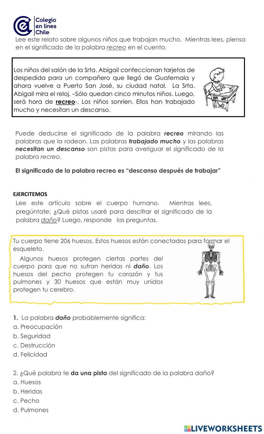 “Hallar el significado de palabras por contexto”