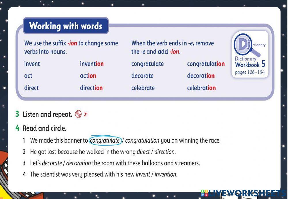 FF5 UNIT 3 LESSON 1 online exercise for | Live Worksheets