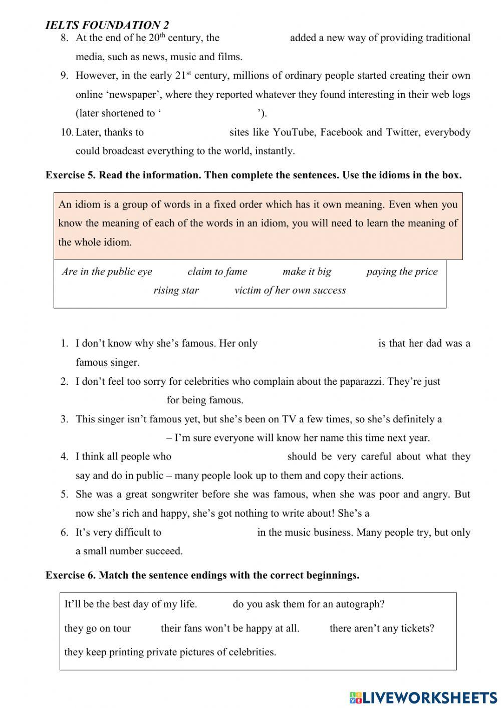 Mindset for ielts - level 1 - unit 7 - vocabulary