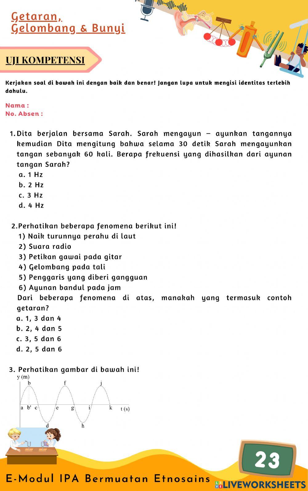 Lembar Kerja Siswa (Uji Kompetensi)