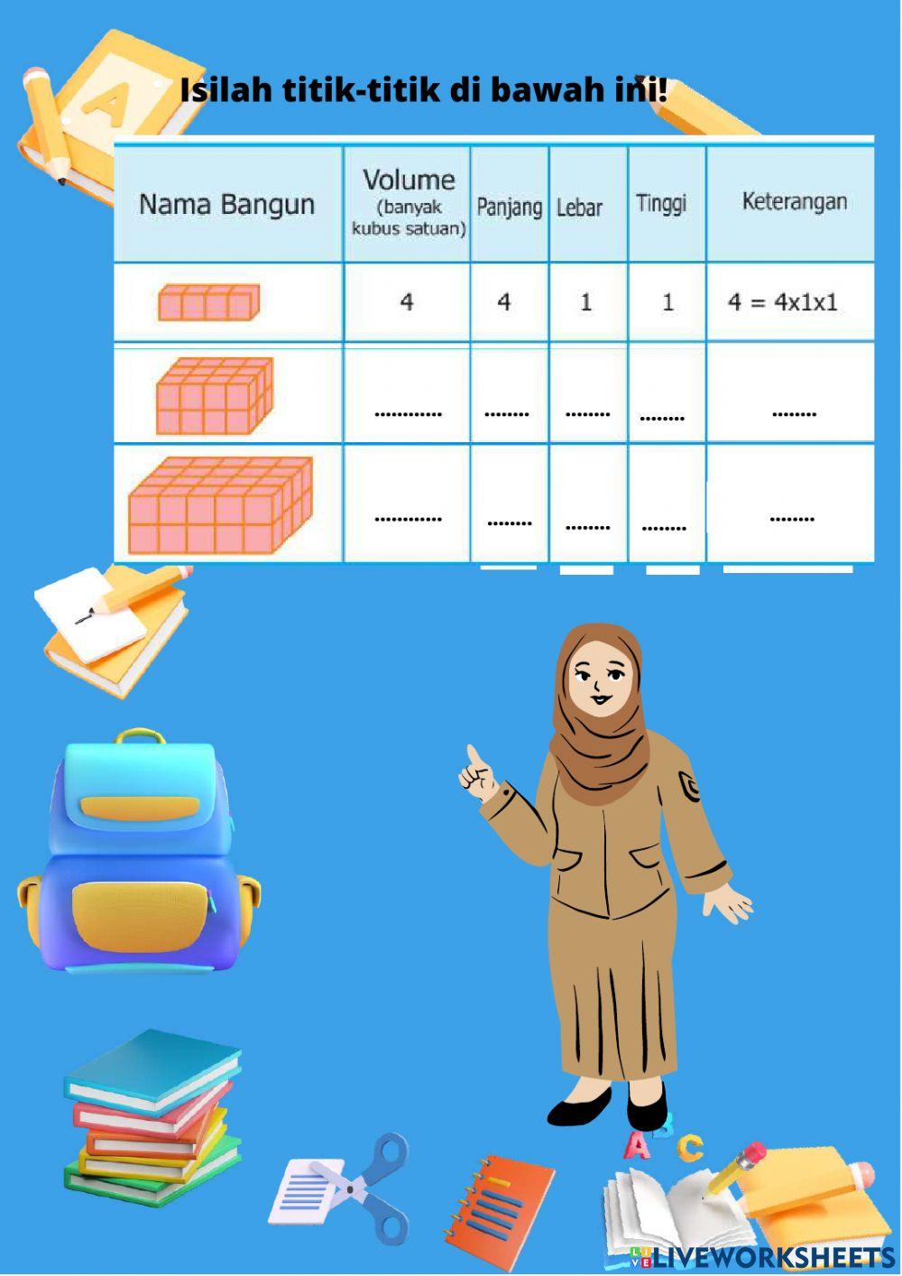 Matematika kls 5 Bangun Ruang Balok